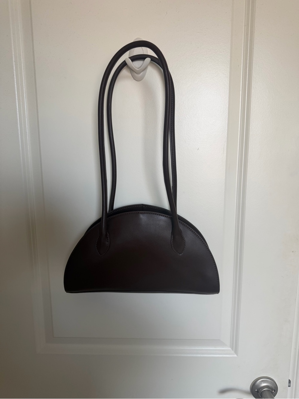 Old Navy Brown Half-Moon Shoulder Bag - Picture 2 of 3